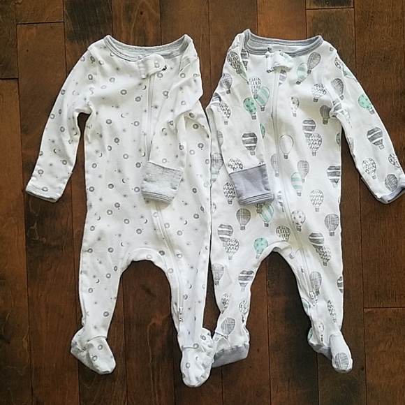 cloud island sleepers with mittens